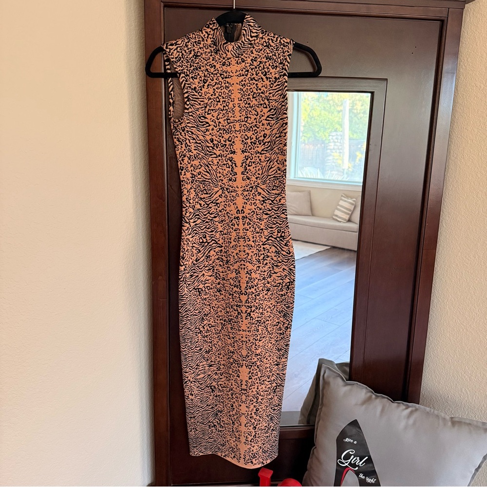 House of CB Animal Print Maxi Dress